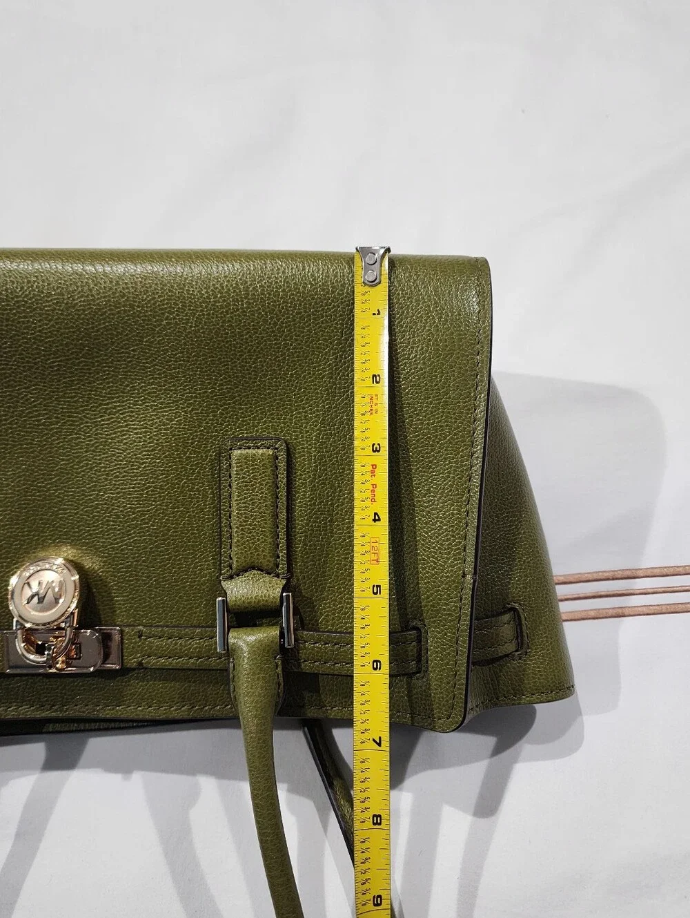 Michael Kors Hamilton Moderne Small East West Shoulder HandBag with Tassel Charm